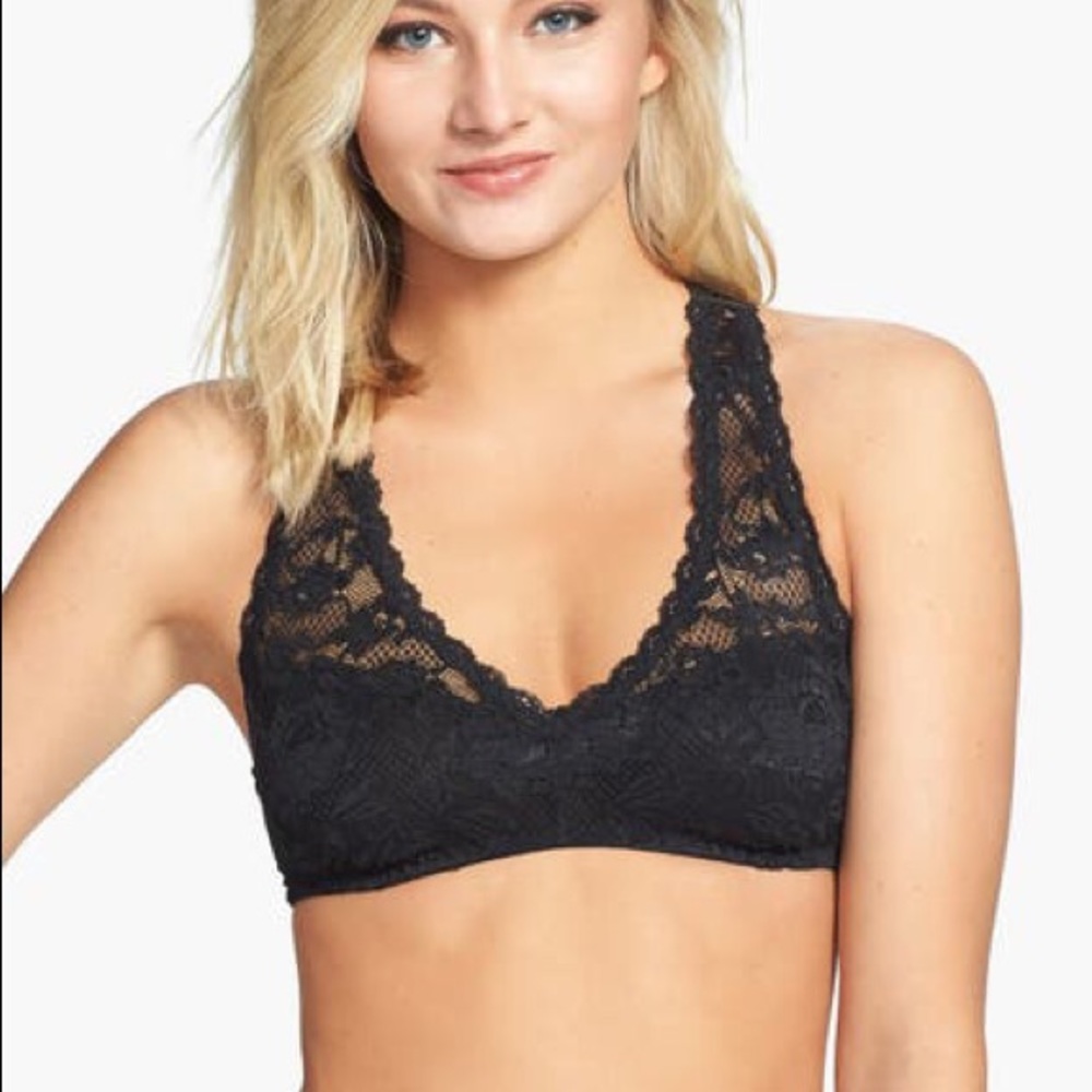 COSABELLA NEVER SAY NEVER 1351 RACIE RACERBACK BRALETTE BLACK SMALL NEW